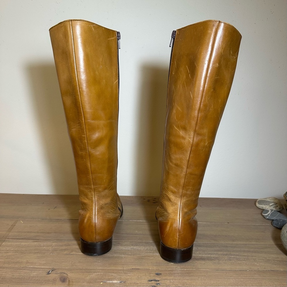 John Fluevog Brown knee high Boots (slim fit) - Picture 4 of 7